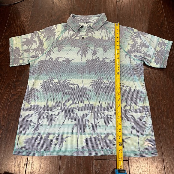 Tommy Bahama  IslandZone Palm Printed Polo Shirt Men’s Size Medium - Picture 1 of 9